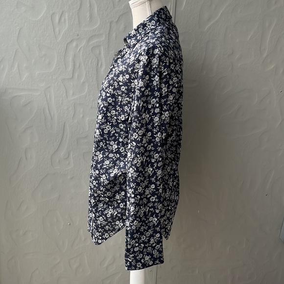 NWOT Good Company Austin Based Button Down 100% Cotton Shirt Navy XL - Picture 5 of 9